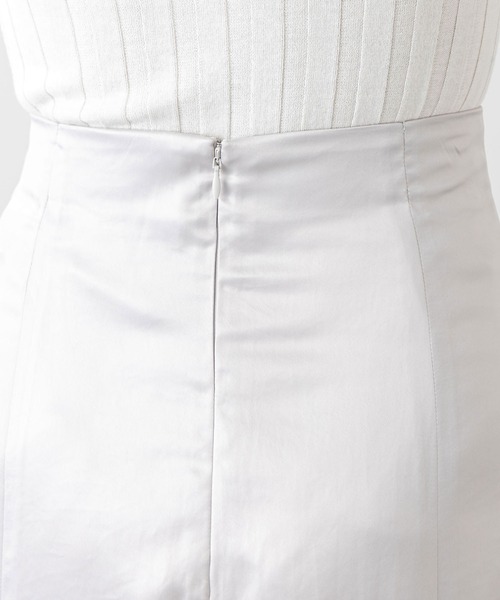 Whim Gazette(ウィムガゼット)の「サテンフレアスカート(スカート・レディース・ブラック/シルバー・36/38)」の5枚目の写真