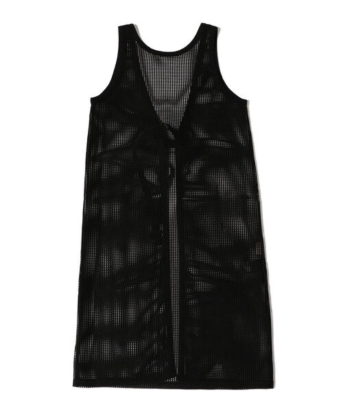 BEAMS LIGHTS（ビームスライツ）の「BEAMS LIGHTS / メッシュ バック リボン チュニック（シャツ/ブラウス・レディース・ホワイト/ブラック・ONE SIZE）」の2枚目の写真