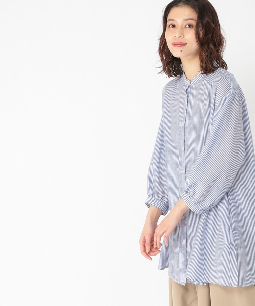 studio CLIP（スタディオクリップ）の「【追加予約受付中】《みんつく企画》お客様と作ったシワになりにくいイージーケアシャツ（シャツ/ブラウス・レディース・ベージュ/オフホワイト/ミント/ストライプ/チェック/その他3/その他5/その他4・MEDIUM/LARGE/X-LARGE/XXX-LARGE/XX-LARGE）」の12枚目の写真