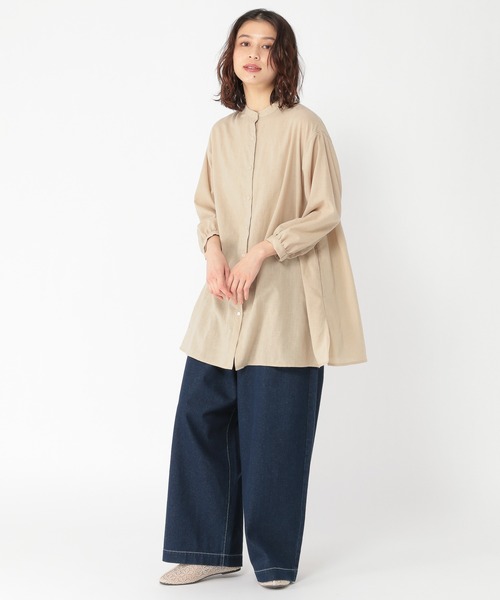 studio CLIP（スタディオクリップ）の「【追加予約受付中】《みんつく企画》お客様と作ったシワになりにくいイージーケアシャツ（シャツ/ブラウス・レディース・ベージュ/オフホワイト/ミント/ストライプ/チェック/その他3/その他5/その他4・MEDIUM/LARGE/X-LARGE/XXX-LARGE/XX-LARGE）」の13枚目の写真