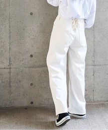 Per sist ence | Per sist ence/パーシエンス　バックレースアップデニムパンツ(デニムパンツ)