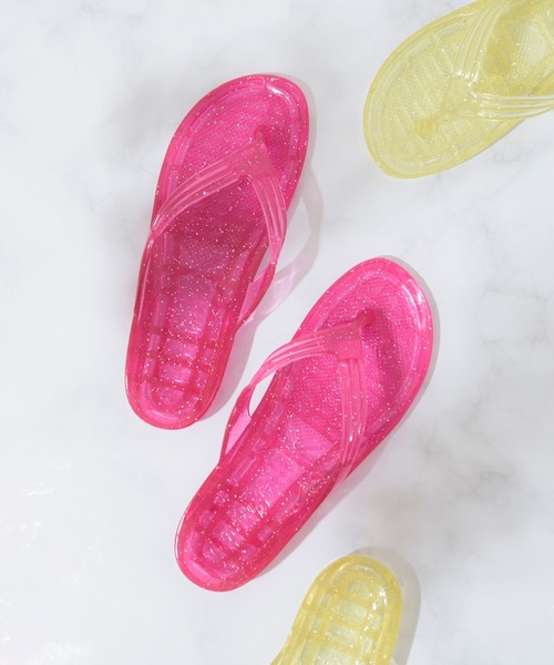 pearl（パール）の「【Pearl】ストラップビーチサンダル/95婦人ラメA（サンダル・レディース・レッド/ブルー/パープル/イエロー/ブラック/グリーン・L/M）」の6枚目の写真