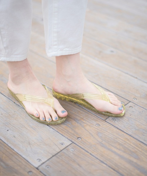 pearl（パール）の「【Pearl】ストラップビーチサンダル/95婦人ラメA（サンダル・レディース・レッド/ブルー/パープル/イエロー/ブラック/グリーン・L/M）」の5枚目の写真