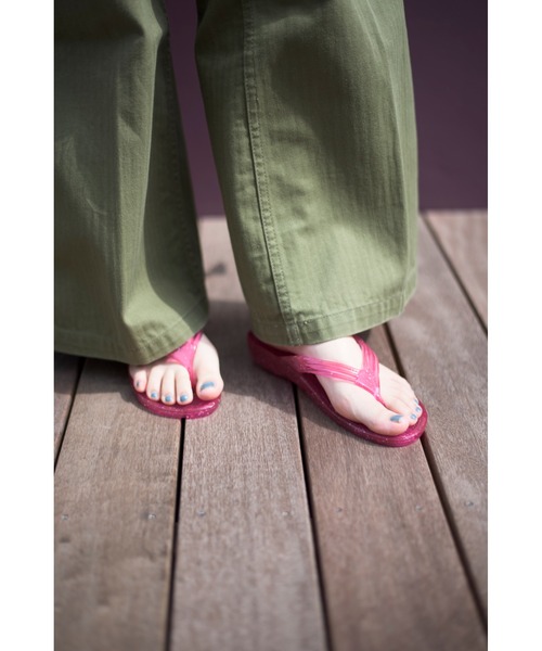 pearl（パール）の「【Pearl】ストラップビーチサンダル/95婦人ラメA（サンダル・レディース・レッド/ブルー/パープル/イエロー/ブラック/グリーン・L/M）」の14枚目の写真