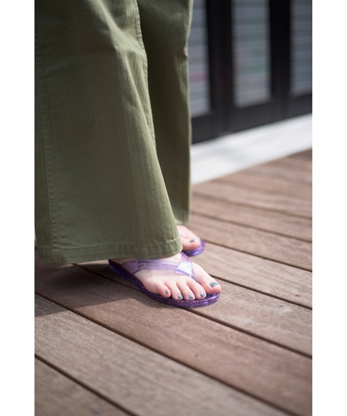 pearl（パール）の「【Pearl】ストラップビーチサンダル/95婦人ラメA（サンダル・レディース・レッド/ブルー/パープル/イエロー/ブラック/グリーン・L/M）」の12枚目の写真