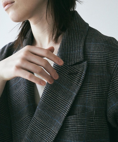 UNFIL（アンフィル）の「unfil アンフィル / geelong lambs-flannel double-breasted jacket ジーロンラムウールフランネル ダブルブレストテーラードジャケット セットアップ / WOFL-UW120（テーラードジャケット・レディース・その他・1）」の7枚目の写真