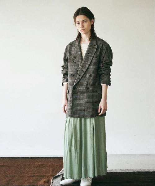 UNFIL（アンフィル）の「unfil アンフィル / geelong lambs-flannel double-breasted jacket ジーロンラムウールフランネル ダブルブレストテーラードジャケット セットアップ / WOFL-UW120（テーラードジャケット・レディース・その他・1）」の10枚目の写真