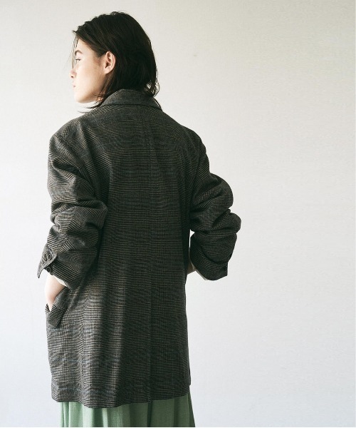 UNFIL（アンフィル）の「unfil アンフィル / geelong lambs-flannel double-breasted jacket ジーロンラムウールフランネル ダブルブレストテーラードジャケット セットアップ / WOFL-UW120（テーラードジャケット・レディース・その他・1）」の11枚目の写真