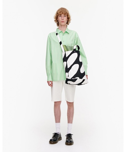 marimekkoマリメッコピッコロ長袖シャツ リネン Piccolo / Jokapoika