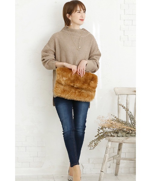 ElegChic（エレグシック）の「ハイウエストスキニーデニム（デニムパンツ・レディース・ネイビー/ブルー・L/4L/XL/XXL/M）」の13枚目の写真