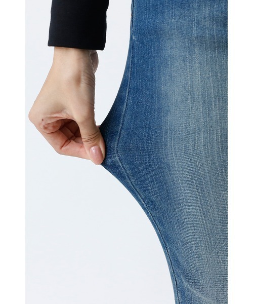 ElegChic（エレグシック）の「ハイウエストスキニーデニム（デニムパンツ・レディース・ネイビー/ブルー・L/4L/XL/XXL/M）」の17枚目の写真