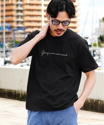 マルチロゴ パターン 半袖Tシャツ