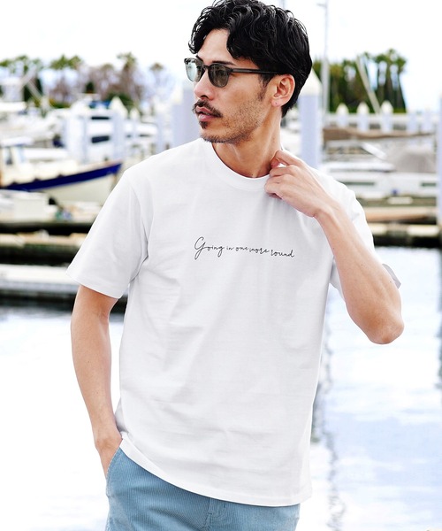 jiggys shop(ジギーズショップ)の「マルチロゴ パターン 半袖Tシャツ(Tシャツ/カットソー・メンズ・ブルー系その他2/グレイッシュベージュ/ブラック/ベージュ系その他/ホワイト系その他2/ホワイト系その他4/その他/ホワイト系その他5/ブラック系その他3/ブラック系その他2/ホワイト系その他7/ホワイト系その他3/ホワイト系その他/ホワイト/ブラック系その他/ネイビー/ブルー系その他3/ホワイト系その他6/ブルー系その他/その他1/その他2/ブラック系その他4/ベージュ系その他2/その他6/その他3/ブラック系その他6/その他4/その他5/ベージュ系その他3/その他8/その他7/その他9/ブラック系その他5/ブルー系その他5/ブルー系その他4/ブラック系5/ブラック系6/ブラック系7/ブラック系2/ブラック系4/ブラック系1/ブラック系3・LARGE/SMALL/X-LARGE/MEDIUM)」の4枚目の写真