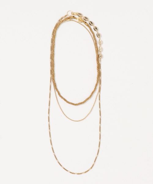 Soierie（ソワリー）の「【Soierie/ソワリー】 STACKING02NEC(3P)：ネックレス（ネックレス・レディース・ゴールド・FREE）」の7枚目の写真