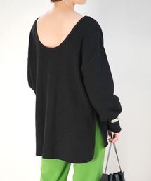 ＡＮＤＪ | 背中開きTシャツチュニック(Tシャツ/カットソー)