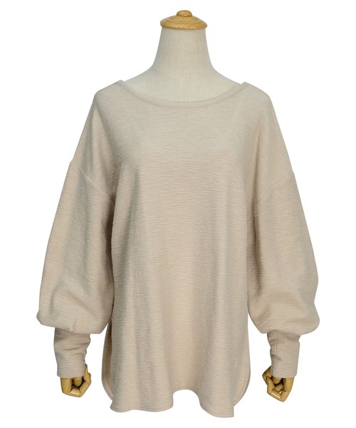 ＡＮＤＪ（アンドジェイ）の「背中開きTシャツチュニック（Tシャツ/カットソー・レディース・ブラック/カーキ/グレイッシュベージュ・M）」の21枚目の写真