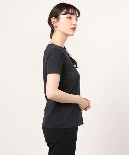 BURTON（バートン）の「オーガニックコットン 半袖 ロゴ Tシャツ（Tシャツ/カットソー・レディース・パープル/ブラック・S/XS/M）」の4枚目の写真