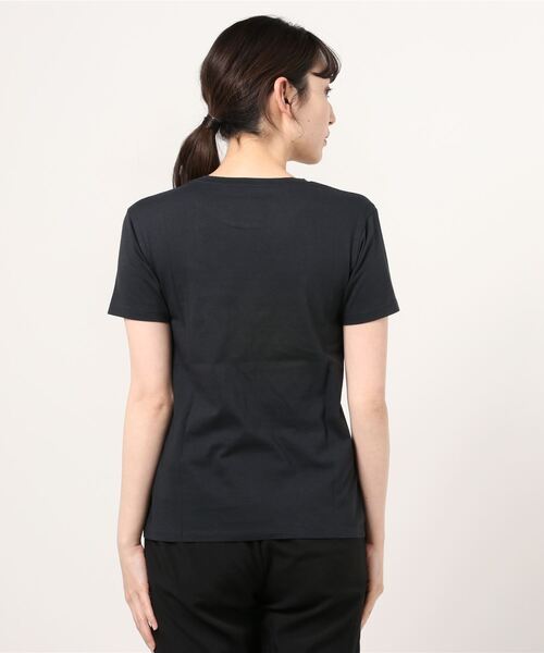 BURTON（バートン）の「オーガニックコットン 半袖 ロゴ Tシャツ（Tシャツ/カットソー・レディース・パープル/ブラック・S/XS/M）」の3枚目の写真