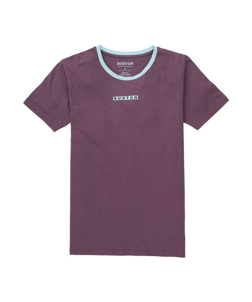 BURTON（バートン）の「オーガニックコットン 半袖 ロゴ Tシャツ（Tシャツ/カットソー・レディース・パープル/ブラック・S/XS/M）」の6枚目の写真