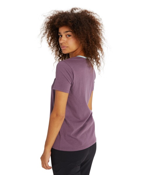 BURTON（バートン）の「オーガニックコットン 半袖 ロゴ Tシャツ（Tシャツ/カットソー・レディース・パープル/ブラック・S/XS/M）」の8枚目の写真