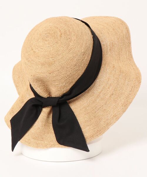 Casselini（キャセリーニ）の「サンカットラフィアキャペリン（ハット・レディース・ベージュ・ONE SIZE）」の3枚目の写真