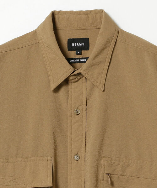 BEAMS（ビームス）の「BEAMS / テック ユーティリティ イージー シャツ（シャツ/ブラウス・メンズ・ブラウン系その他3/グリーン系その他4・SMALL/MEDIUM/LARGE）」の14枚目の写真