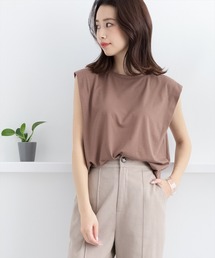 clear | ショルダータックフレンチTシャツ≪2021SS新作≫(Tシャツ/カットソー)