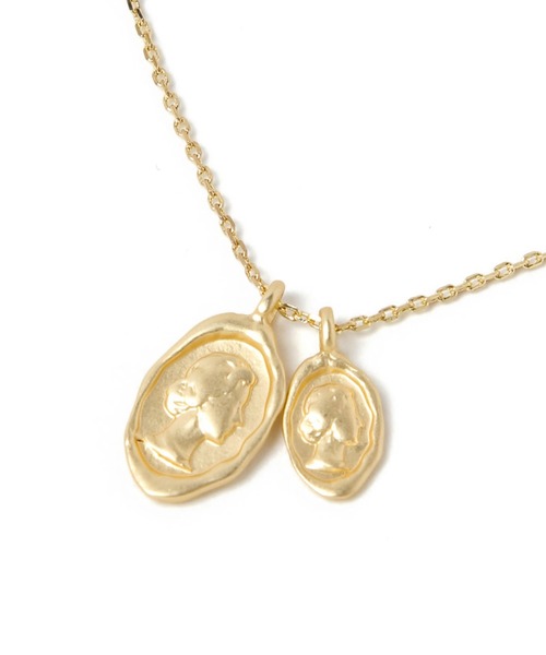 GLOBAL WORK（グローバルワーク）の「淡水パール2連ネックレス/947879（ネックレス・レディース・ゴールド/ライトグレー・FREE）」の13枚目の写真