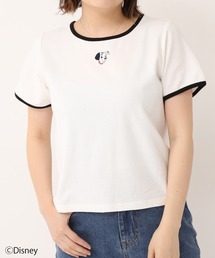 one after another NICE CLAUP | 101匹わんちゃん/配色チビTシャツ(Tシャツ/カットソー)