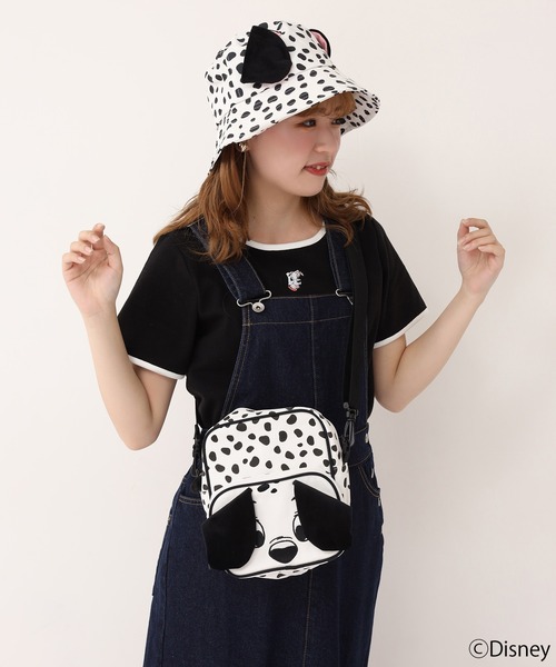 one after another NICE CLAUP（ワンアフターアナザーナイスクラップ）の「101匹わんちゃん/配色チビTシャツ（Tシャツ/カットソー・レディース・ホワイト系その他/ブラック/ブラック系その他/オフホワイト・FREE）」の12枚目の写真
