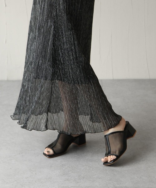 Chillfar（チルファー）の「シアープリーツスカート（スカート・レディース・シルバー/アイボリー・FREE）」の15枚目の写真