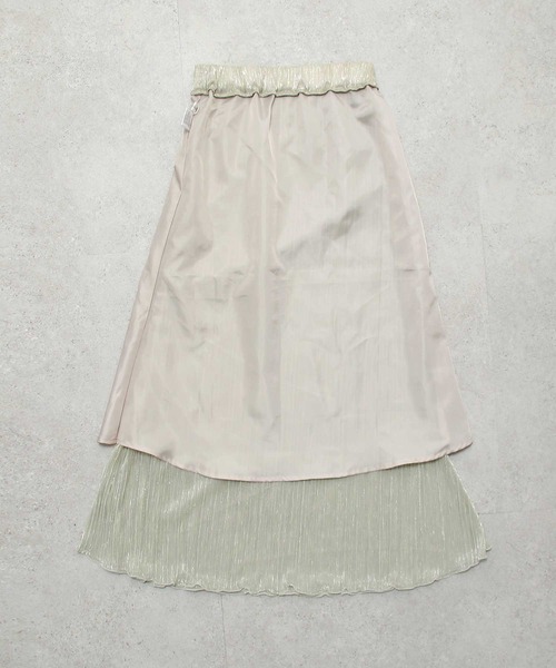 Chillfar（チルファー）の「シアープリーツスカート（スカート・レディース・シルバー/アイボリー・FREE）」の21枚目の写真