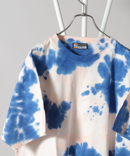newhattan（ニューハッタン）の「【NEWHATTAN/ニューハッタン】タイダイ染め 半袖Tシャツ(H0005-322)（Tシャツ/カットソー・メンズ・イエロー系その他5/ピンク系その他2/ブルー系その他7・X-LARGE）」の2枚目の写真