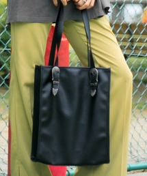 Adoon plain | 【Adoon plain】バックルベルトクリアバッグ(トートバッグ)