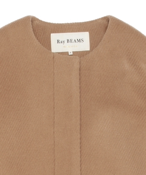 Ray BEAMS(レイビームス)の「Ray BEAMS / ビーバー カルゼ ノーカラーコート(その他アウター・レディース・カーキ/ネイビー・1/0)」の17枚目の写真