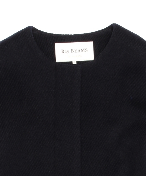 Ray BEAMS(レイビームス)の「Ray BEAMS / ビーバー カルゼ ノーカラーコート(その他アウター・レディース・カーキ/ネイビー・1/0)」の21枚目の写真