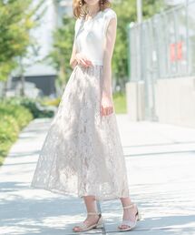 MAJESTIC LEGON | ニットドッキングレースワンピ(ワンピース)