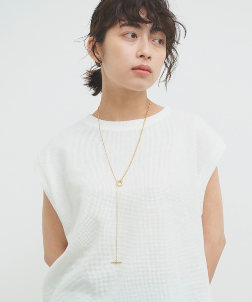 Libra Cue(リブラ キュー)の「マルチwayスネークチェーンネックレス(ネックレス・レディース・シルバー/ゴールド・FREE)」の1枚目の写真