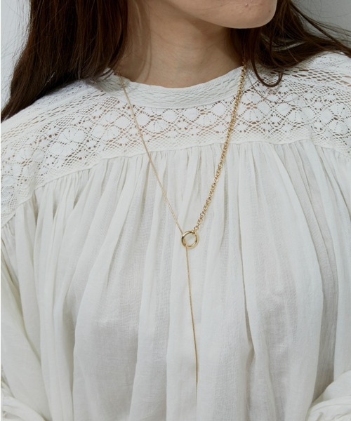 Libra Cue(リブラ キュー)の「マルチwayスネークチェーンネックレス(ネックレス・レディース・シルバー/ゴールド・FREE)」の3枚目の写真