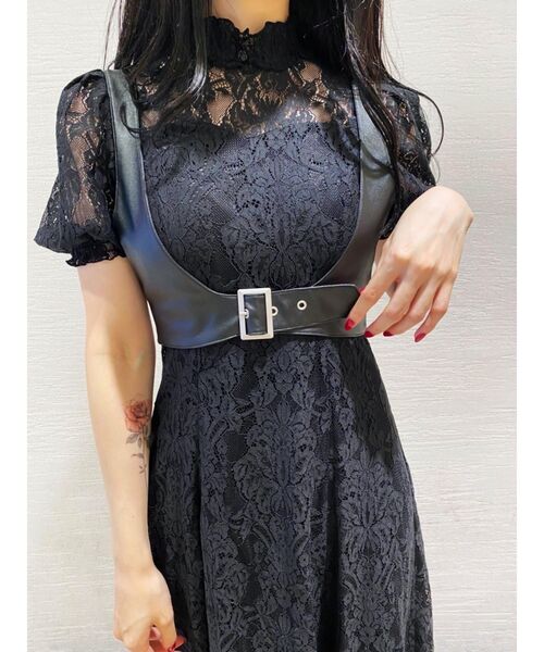 EATME（イートミー）の「ハーネス付きレースワンピース