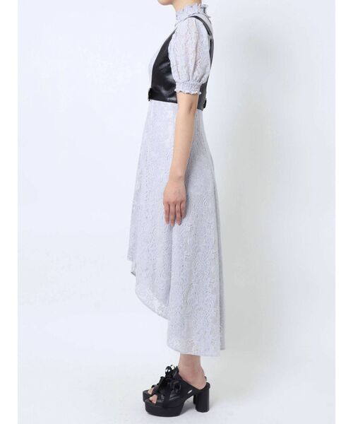 グレー フード付き ハーネス ミニワンピース グレー フード付き ハーネス ミニワンピース ヘッドインハーネス