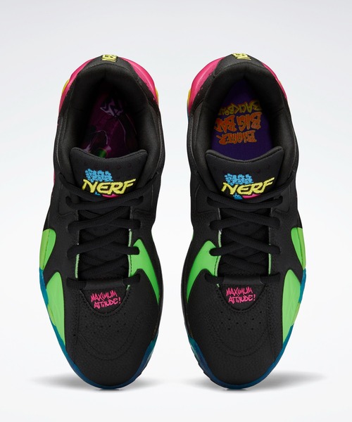 Reebok(リーボック)の「NERF カミカゼ II ロー / NERFf Kamikaze II Low Shoes(スニーカー・メンズ・ブラック系その他・26.0cm/26.5cm/25.0cm/28.0cm/25.5cm/27.5cm/27.0cm)」の4枚目の写真