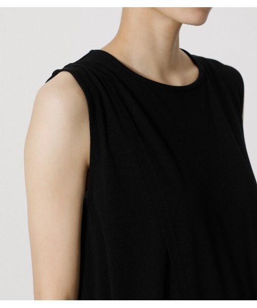 AZUL by moussy（アズールバイマウジー）の「ICE CLEAN LAYERED TANK/アイスクリーンレイヤードタンク（タンクトップ・レディース・ダークカーキ/ブラック/ダークオレンジ・SMALL/MEDIUM）」の11枚目の写真