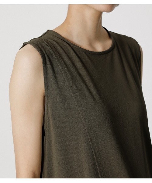 AZUL by moussy（アズールバイマウジー）の「ICE CLEAN LAYERED TANK/アイスクリーンレイヤードタンク（タンクトップ・レディース・ダークカーキ/ブラック/ダークオレンジ・SMALL/MEDIUM）」の19枚目の写真