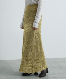 select MOCA | 2021 AW ランダム編みニットタイトスカート(スカート)