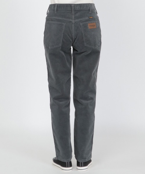 Wrangler（ラングラー）の「Wrangler コーデュロイテーパードパンツ（その他パンツ・レディース・チャコールグレー/ベージュ・M/L）」の4枚目の写真