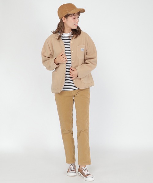 Wrangler（ラングラー）の「Wrangler コーデュロイテーパードパンツ（その他パンツ・レディース・チャコールグレー/ベージュ・M/L）」の15枚目の写真