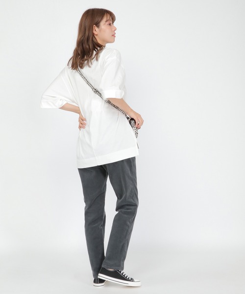 Wrangler（ラングラー）の「Wrangler コーデュロイテーパードパンツ（その他パンツ・レディース・チャコールグレー/ベージュ・M/L）」の13枚目の写真