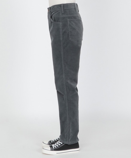Wrangler（ラングラー）の「Wrangler コーデュロイテーパードパンツ（その他パンツ・レディース・チャコールグレー/ベージュ・M/L）」の3枚目の写真