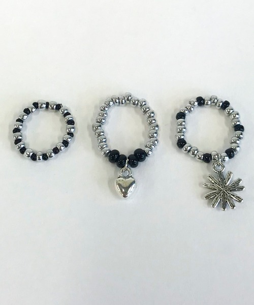 WEGO（ウィゴー）の「WEGO /【3点セット】ビーズモチーフリング（リング・レディース・その他4/その他3/その他1/その他2・FREE）」の22枚目の写真